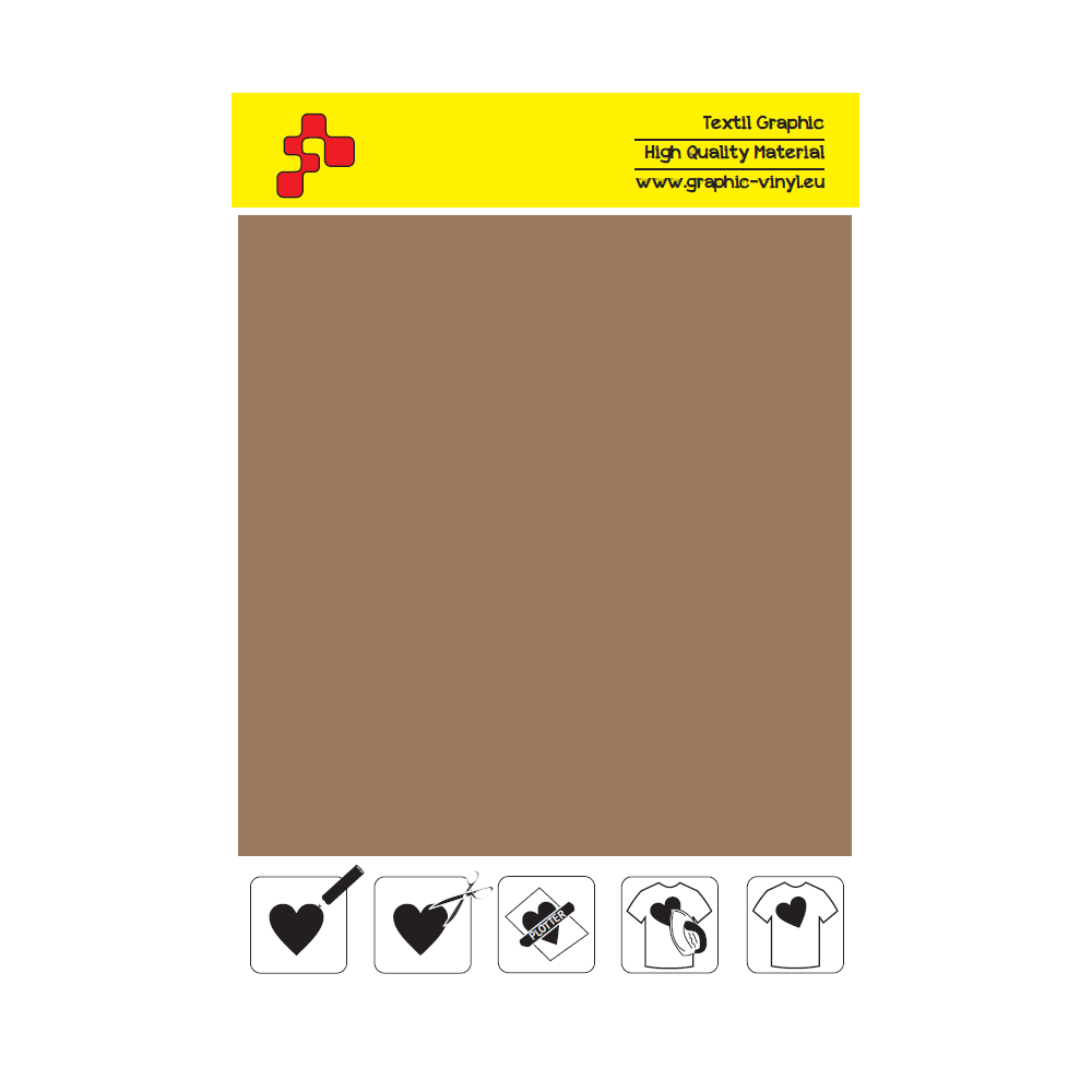 IDSF793A Bronze (Sheet) Speed flex termal transfer film / iDigit