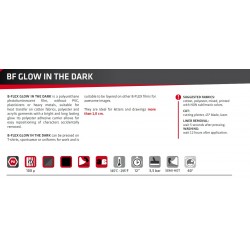 IDBFGLOWA Luminiscenčná (Arch) nažehľovací fólia / iDigit