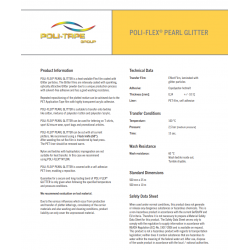 IDP453A Pearl Mehrfarbene (Blattfolie) Flex Bügelfolie / iDigit