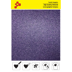 IDG770A Purple Glitter (Sheet) thermal transfer film / iDigit