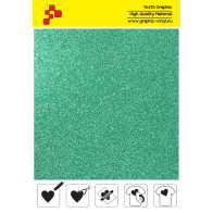 IDP437A Glitzergrüne (Blattfolie) Flex Bügelfolie / iDigit