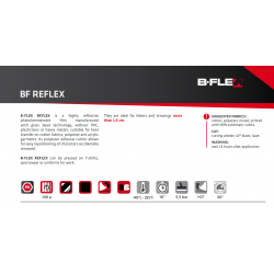 IDBFREFA Reflective Silver (Sheet) thermal transfer film / iDigit