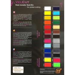 VC000 Sampler A4 Flock VelCut Evo Premium / SEF Textile