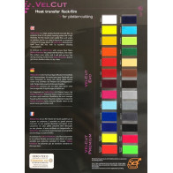 VC000 Sampler A4 Flock VelCut Evo Premium / SEF Textile