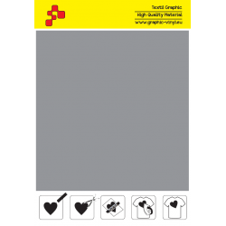 IDT796A Silberne Fatty (Arch) Flex Bügelfolie / iDigit