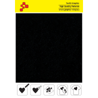 IDVCE06A Black (Sheet) suede thermal transfer film / iDigit