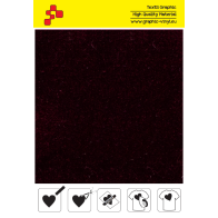 IDVCE17A Bordeaux (Sheet) suede thermal transfer film / iDigit