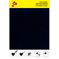 IDVCE07A Navy Blue (Sheet) suede thermal transfer film / iDigit