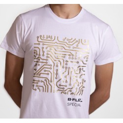 IDM700A Metalická biela flex nažehľovací fólia / iDigit