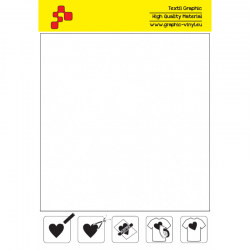 IDSF700A White (Sheet) Speed flex thermal transfer film / iDigit