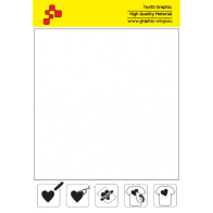 IDSF700A Weiße (Blattfolie) Speed Flex Bügelfolie / iDigit