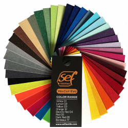 VelCut Premium Neongrün Wildleder Bügelfolie / SEF Textile