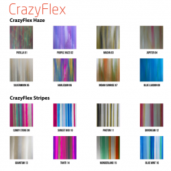Crazy Flex Sunset BVD 10 nažehľovací fólia / SEF Textile