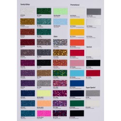 IDD722A Kürbis Gelb Pearl Glitter (Blattfolie) Flex Bügelfolie / iDigit