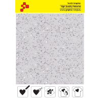 IDD700A White Pearl Glitter (Sheet) thermal transfer film / iDigit
