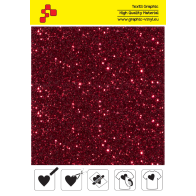 IDD730A Red Pearl Glitter (Arch) thermal transfer film / iDigit