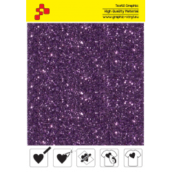 IDD738A Cyclamen Pearl Glitter (Sheet) thermal transfer film / iDigit