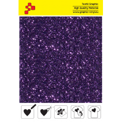 IDD770A Purple Pearl Glitter (Sheet) thermal transfer film / iDigit