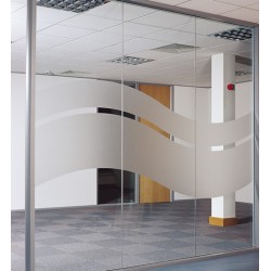 K5052SFAF/610 Silver frosty Air Free sandblasted polymeric film / Kemica