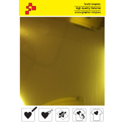 IDSGSOFTA Metallishe glanz Gold (Blatt) Flex Bügelfolie / iDigit