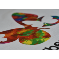 L402SA3 Laserdruck transparente Aufbügeltransfers / CFP Flex