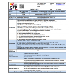 S701AA3 Subli print nažehľovací fólia / CFP Flex