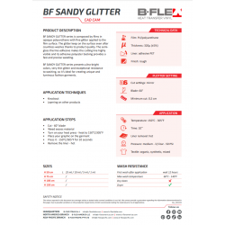 IDD700 White Pearl Glitter thermal transfer film / iDigit