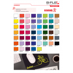 F728 Zitronengelbe Gimme 5 Premium flex Bügelfolie / B-flex