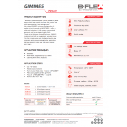 F761 Baklažánová Gimme 5 Premium flex nažehľovací fólia / B-flex